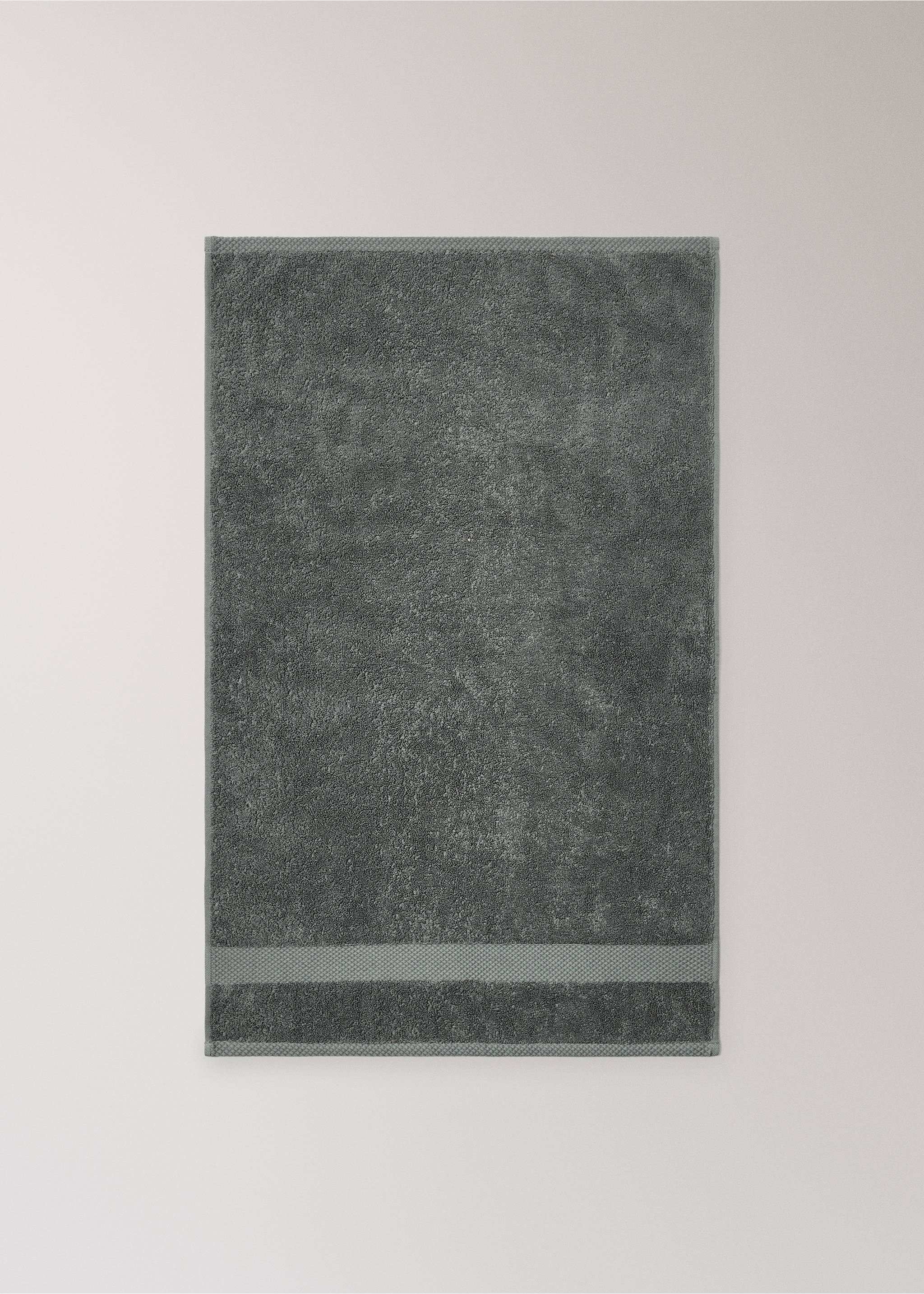 Extra-soft cotton hand towel - Article without model, Petrol Blue. Ref: 37002975-00.