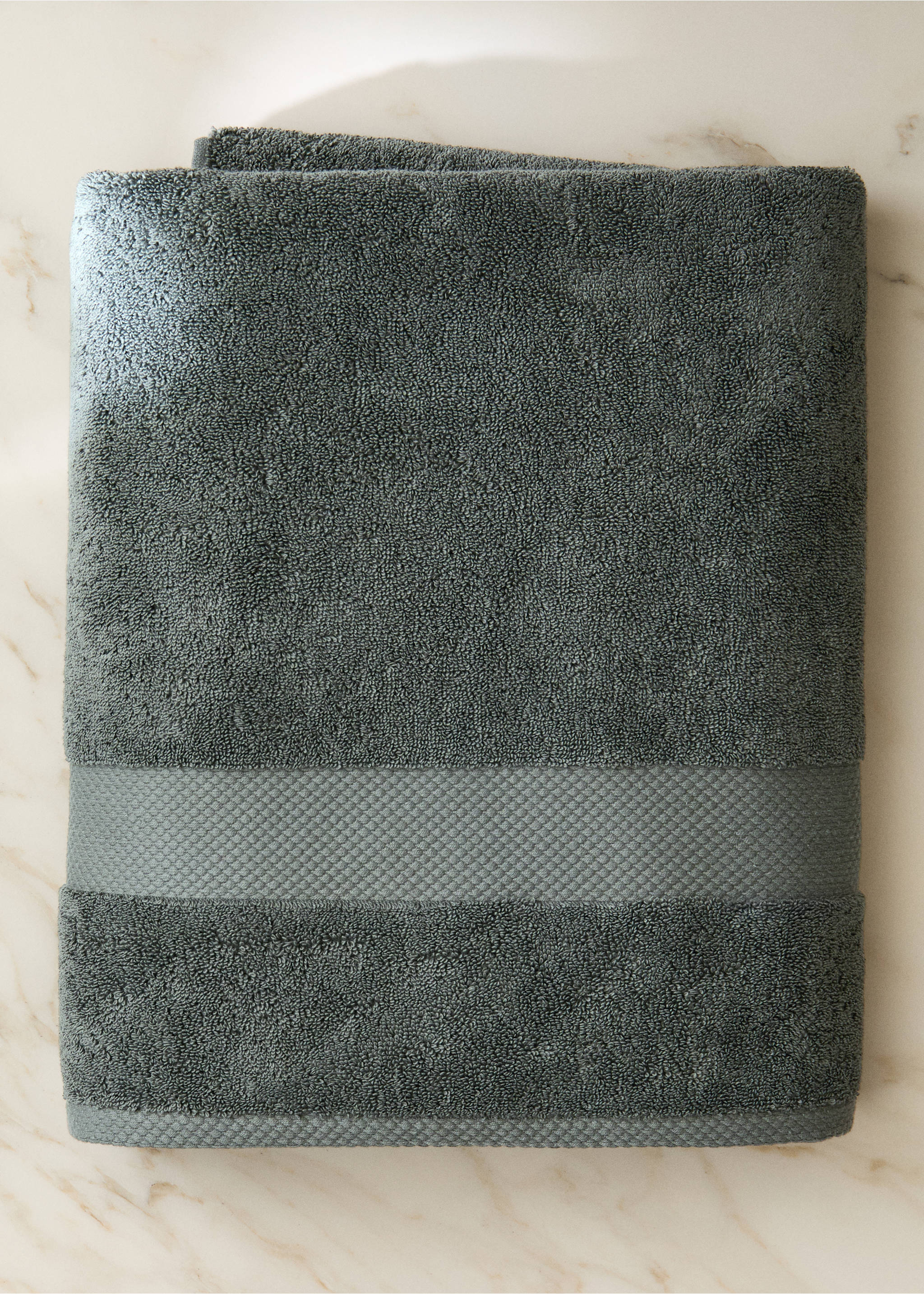Extra-soft cotton bath towel - General plane, Petrol Blue. Ref: 37002976-00.