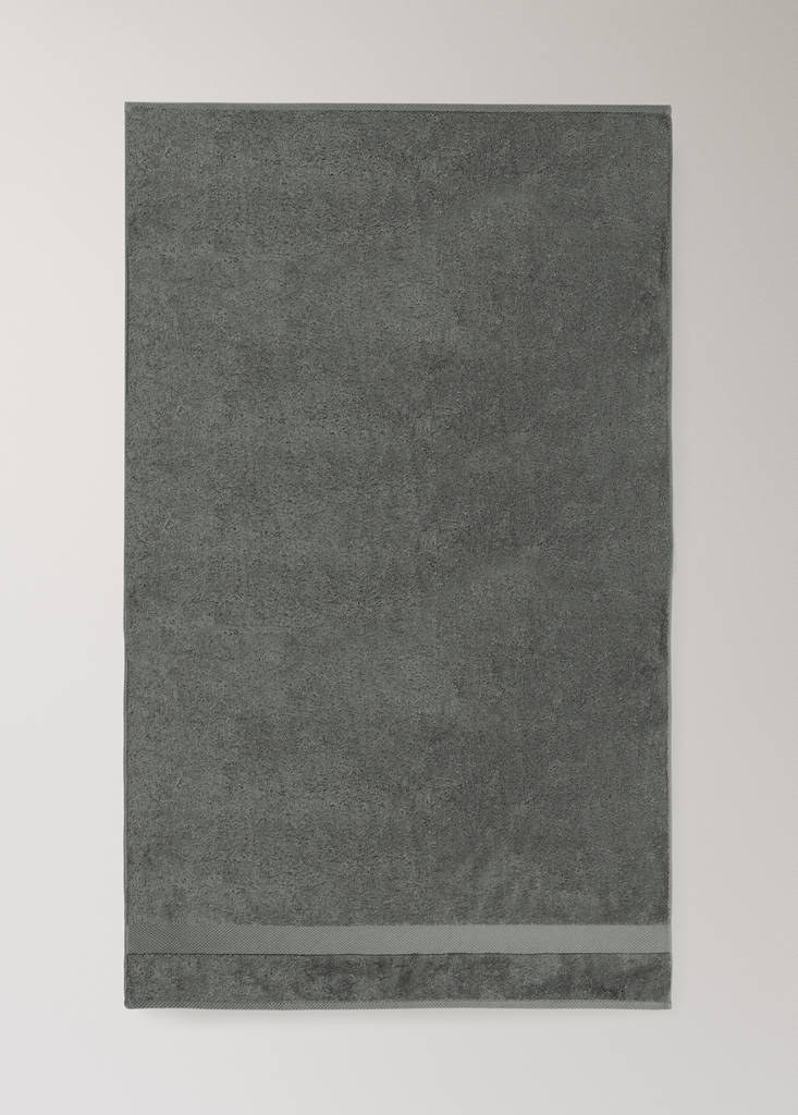 Extra-soft cotton face towel — Petrol Blue