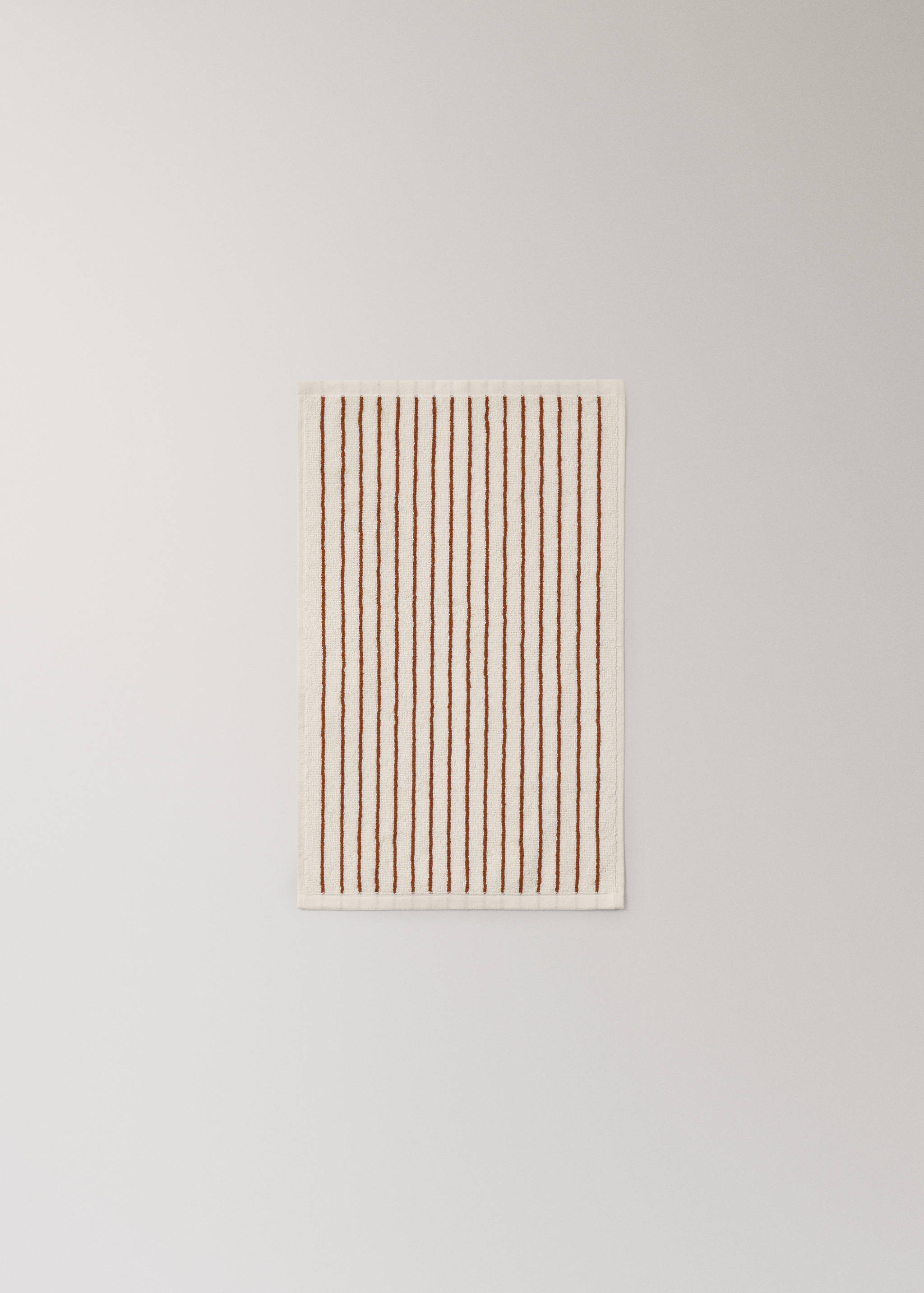 Cotton striped guest towel - Details of the article 2