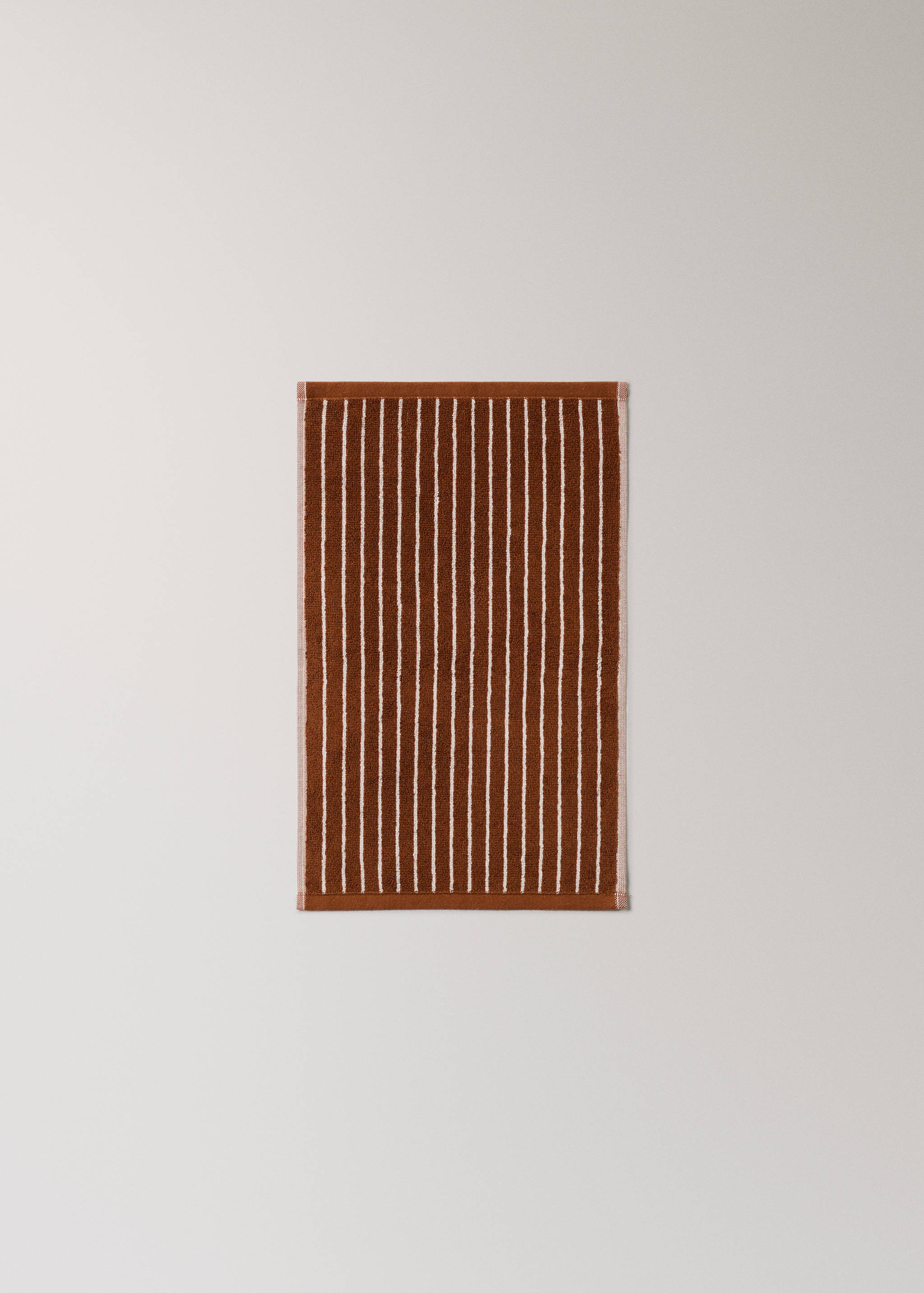 Cotton striped guest towel - Details of the article 2