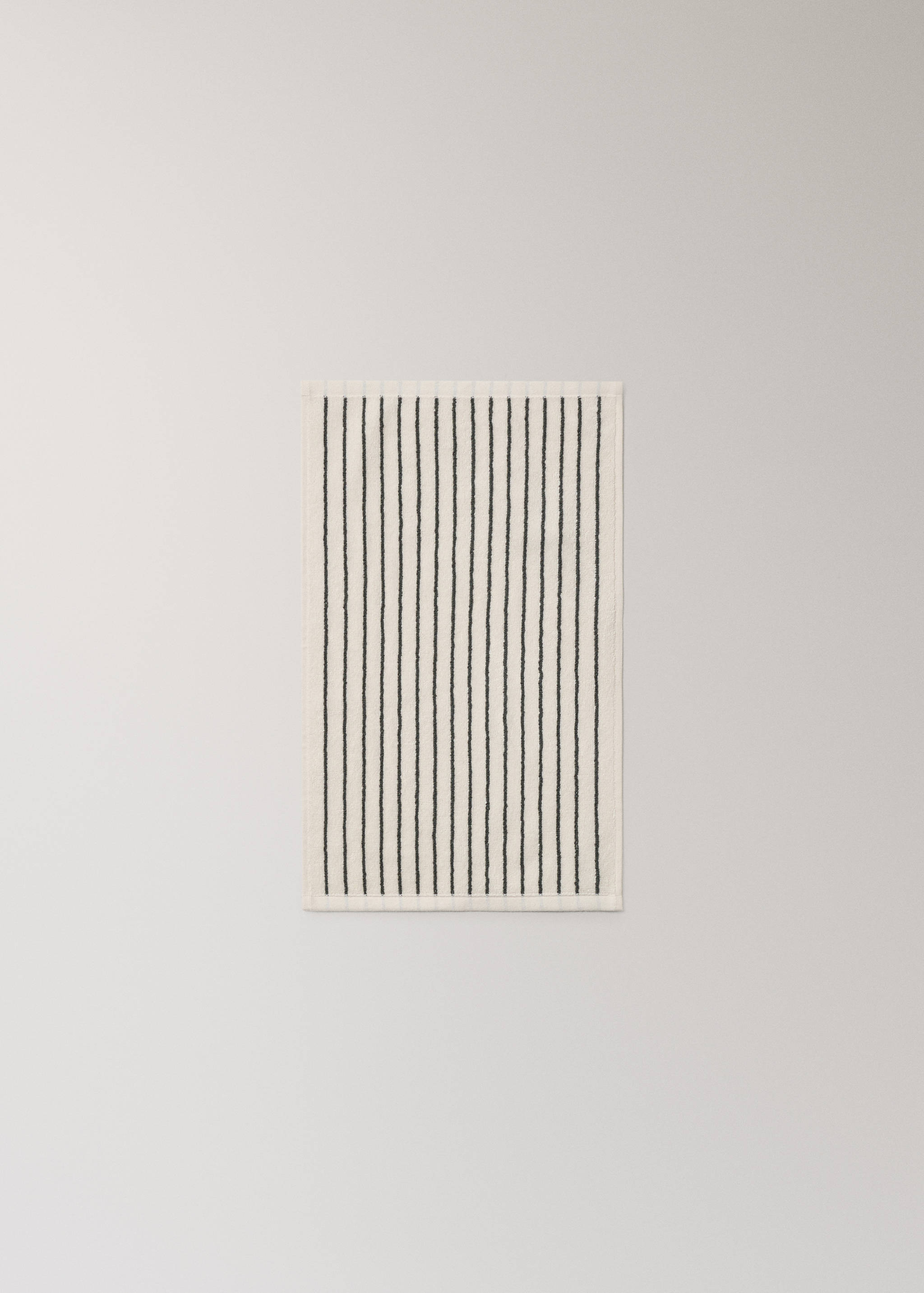 Cotton striped guest towel - Details of the article 2