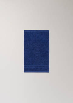 Terry cotton face towel — Night Blue 2