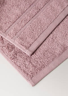 Terry cotton face towel — Pink 2