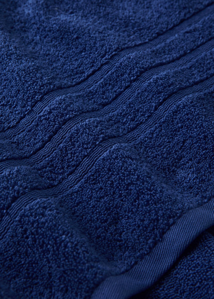 Terry cotton towel — Night Blue