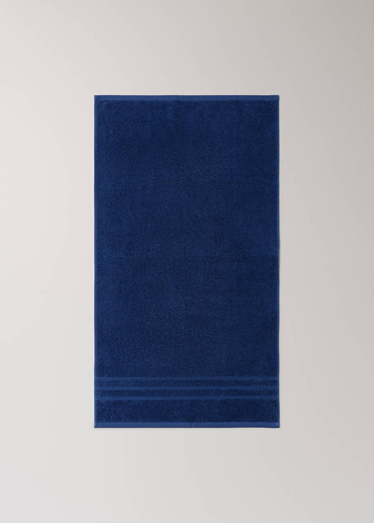 Terry cotton towel — Night Blue