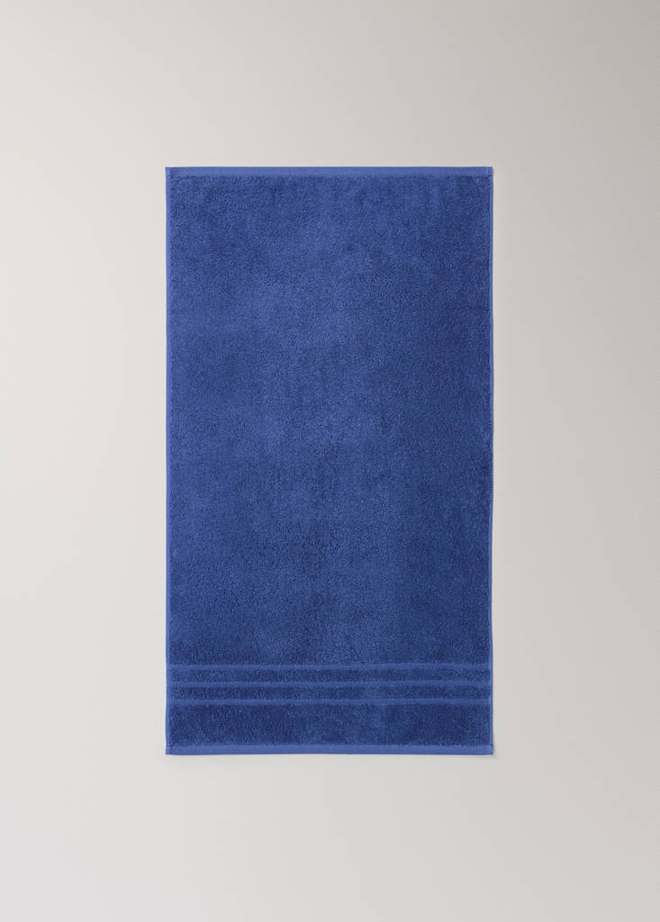 Terry cotton towel — Night Blue
