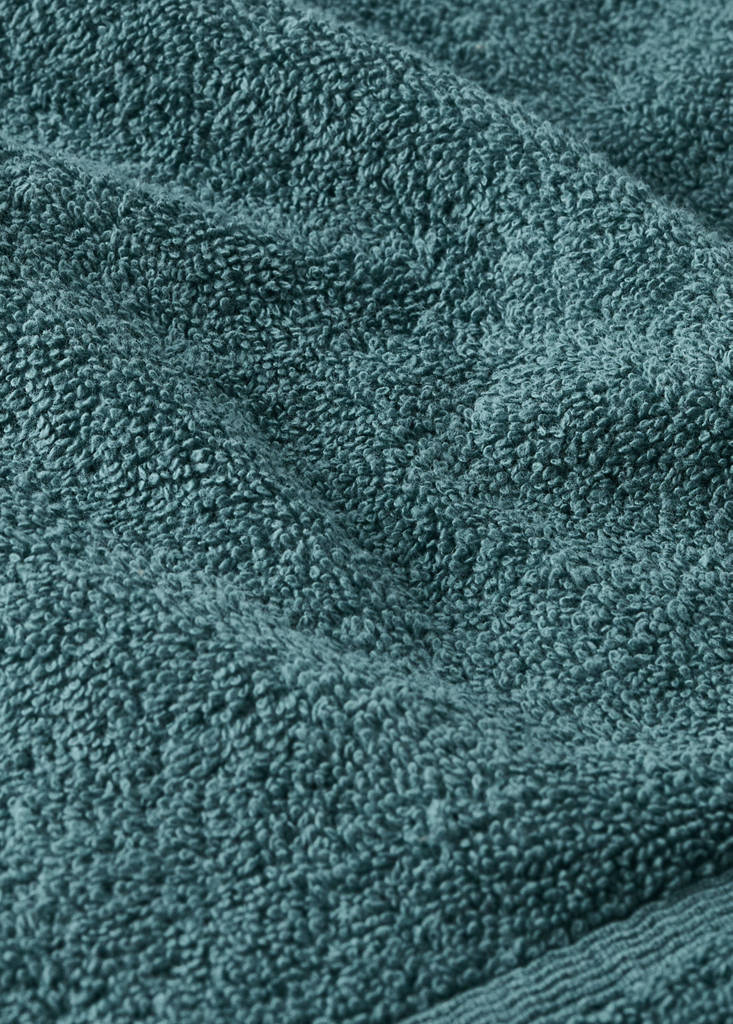 Terry cotton towel — Petrol Blue