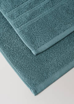 Terry cotton towel — Petrol Blue 3