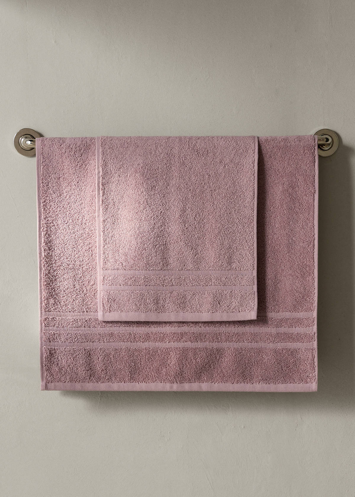 Terry cotton towel — Pink