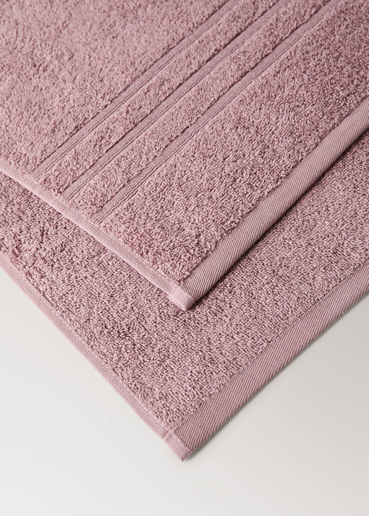 Terry cotton towel — Pink