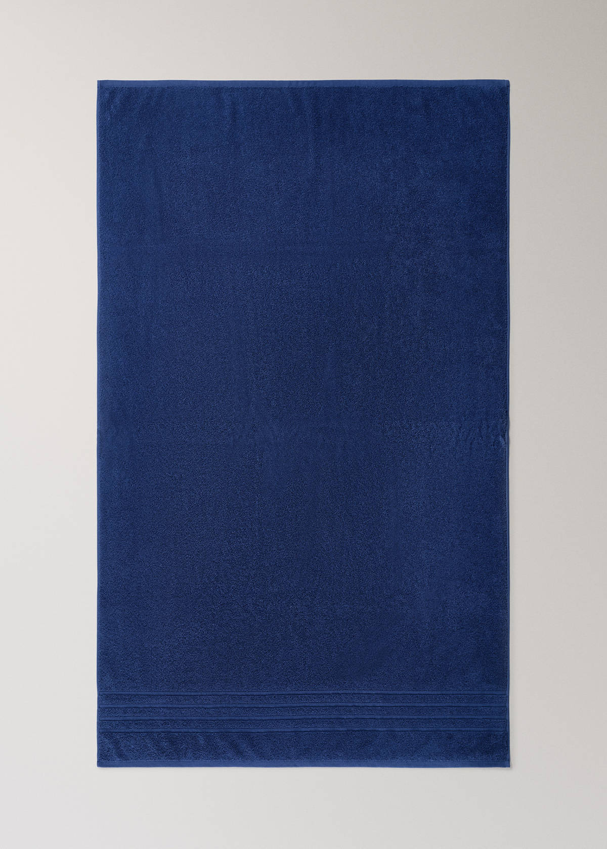 XL cotton terry shower towel — Night Blue