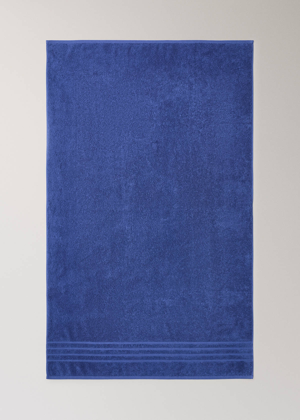 XL cotton terry shower towel — Night Blue