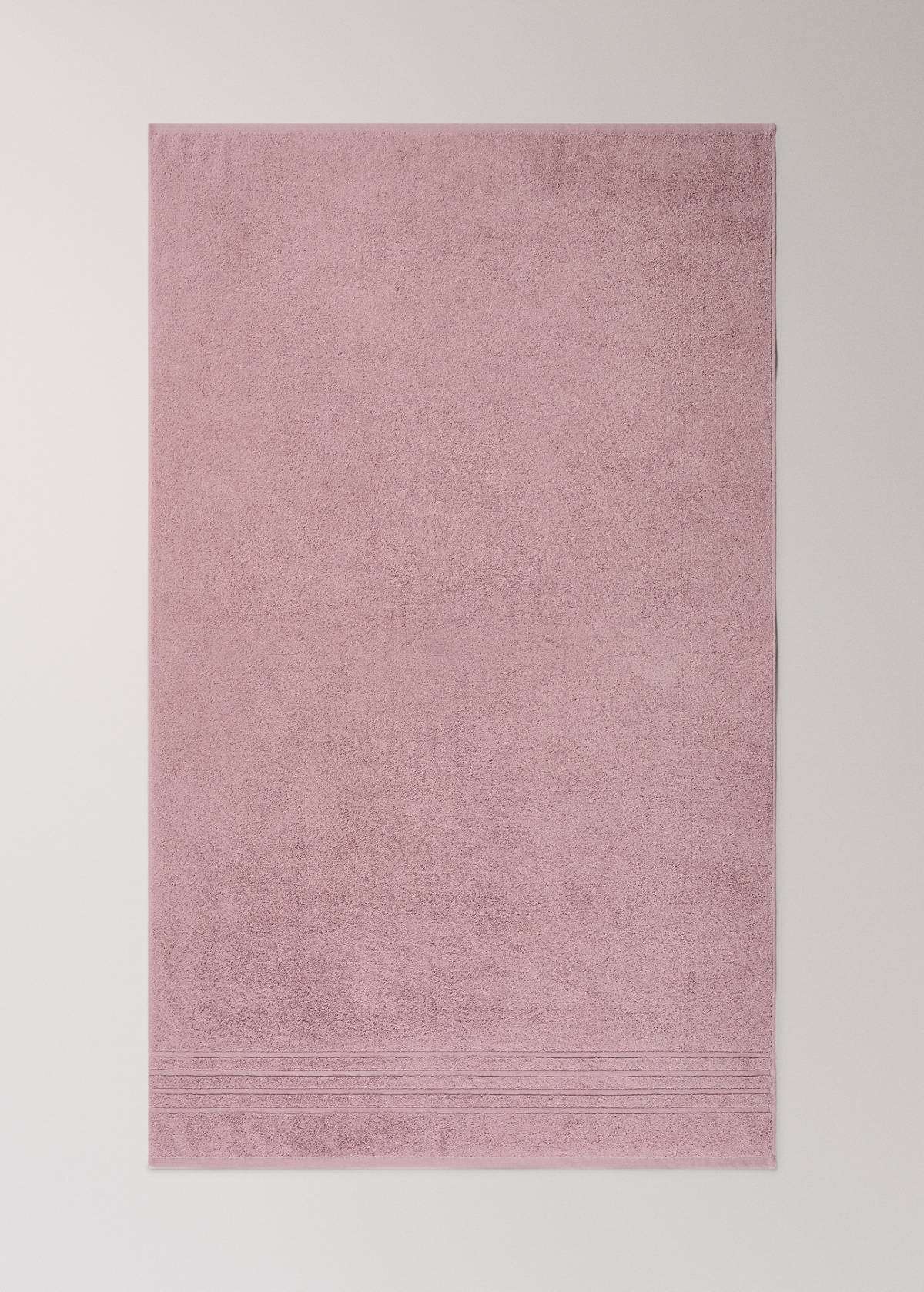 XL cotton terry shower towel — Pink