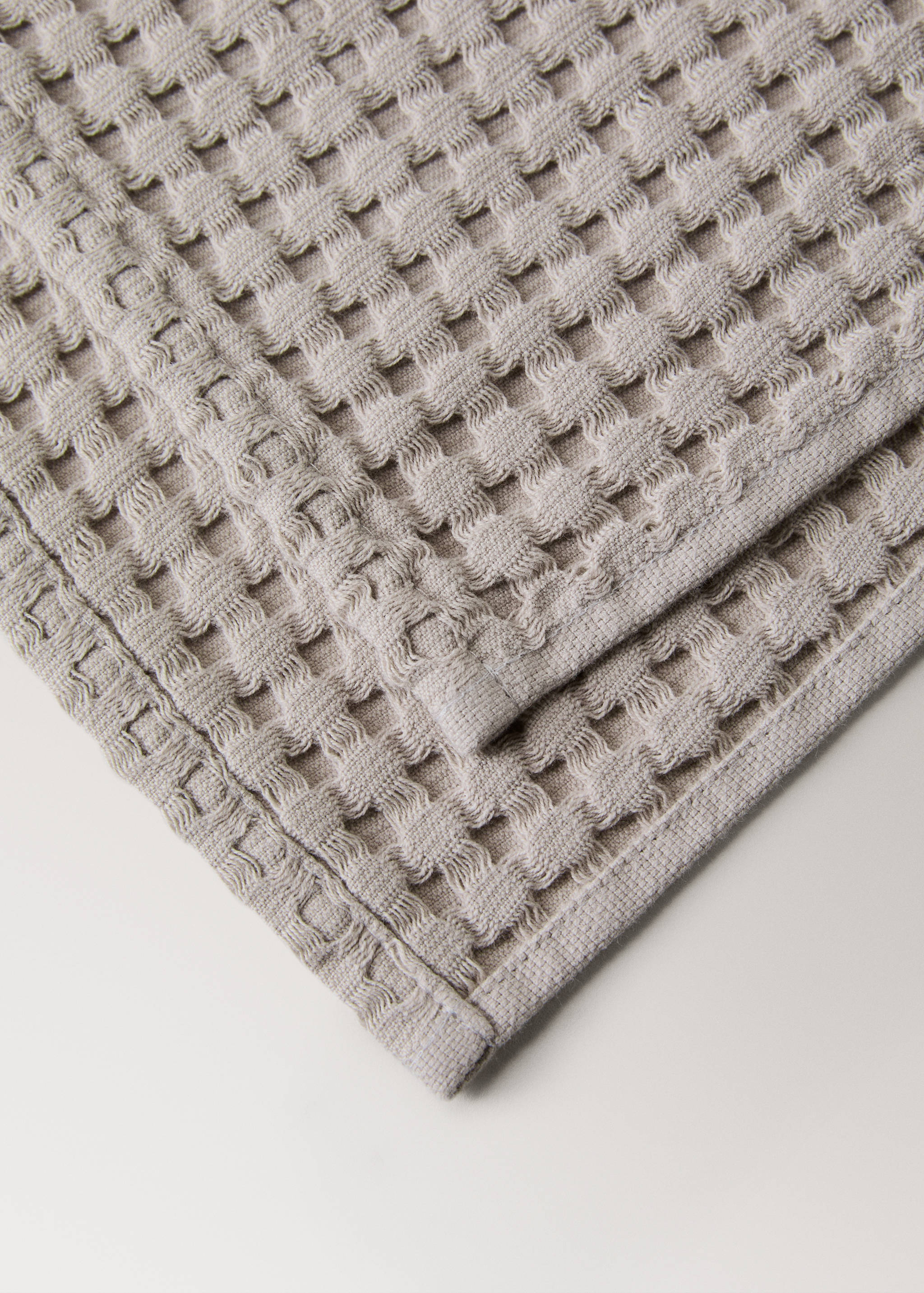 Cotton waffle washbasin towel - Details of the article 2