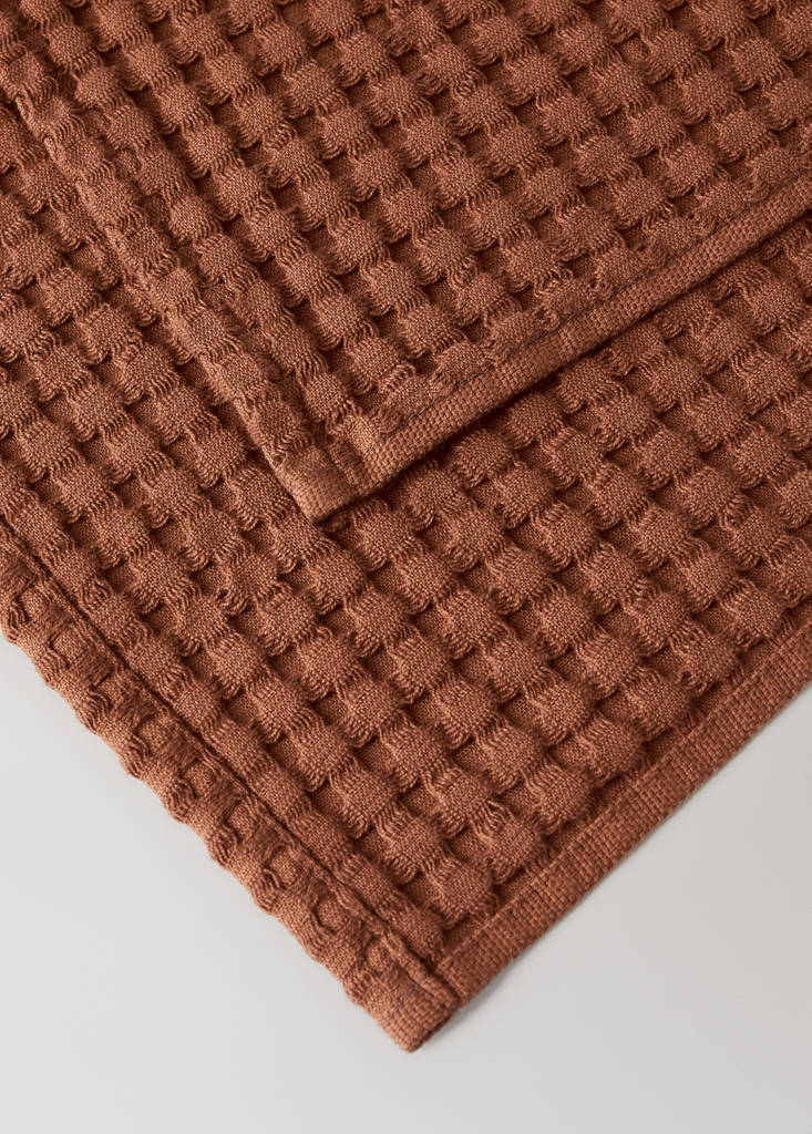 Cotton waffle hand towel - thumbnail 3