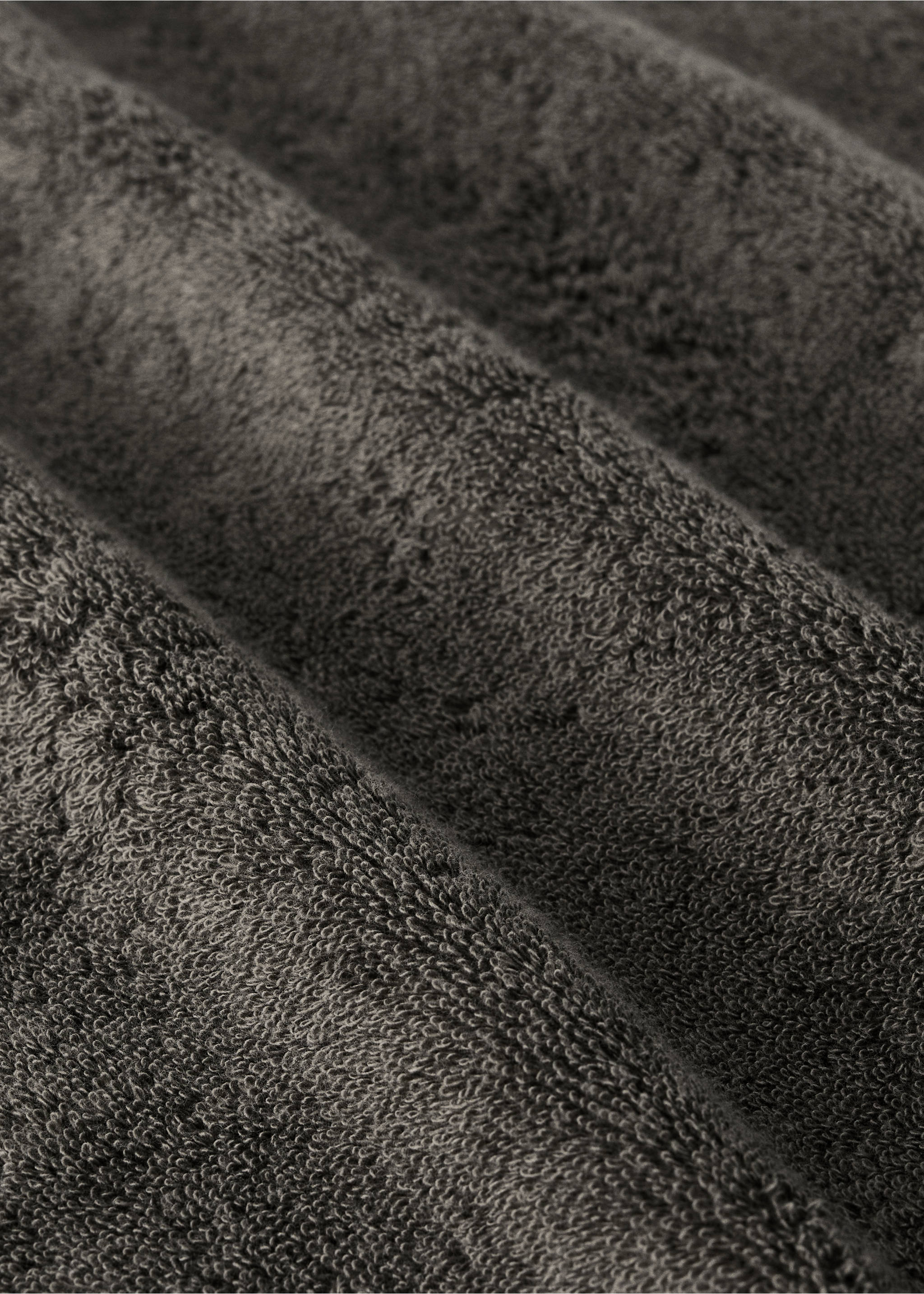 Soft cotton bath towel - Details of the article 1, Coffee. Ref: 37002993-00.