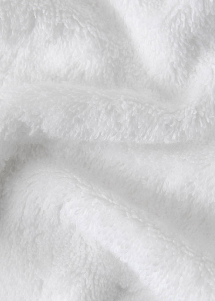 Soft cotton shower towel — White