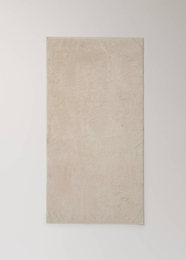 Soft cotton shower towel — Sand