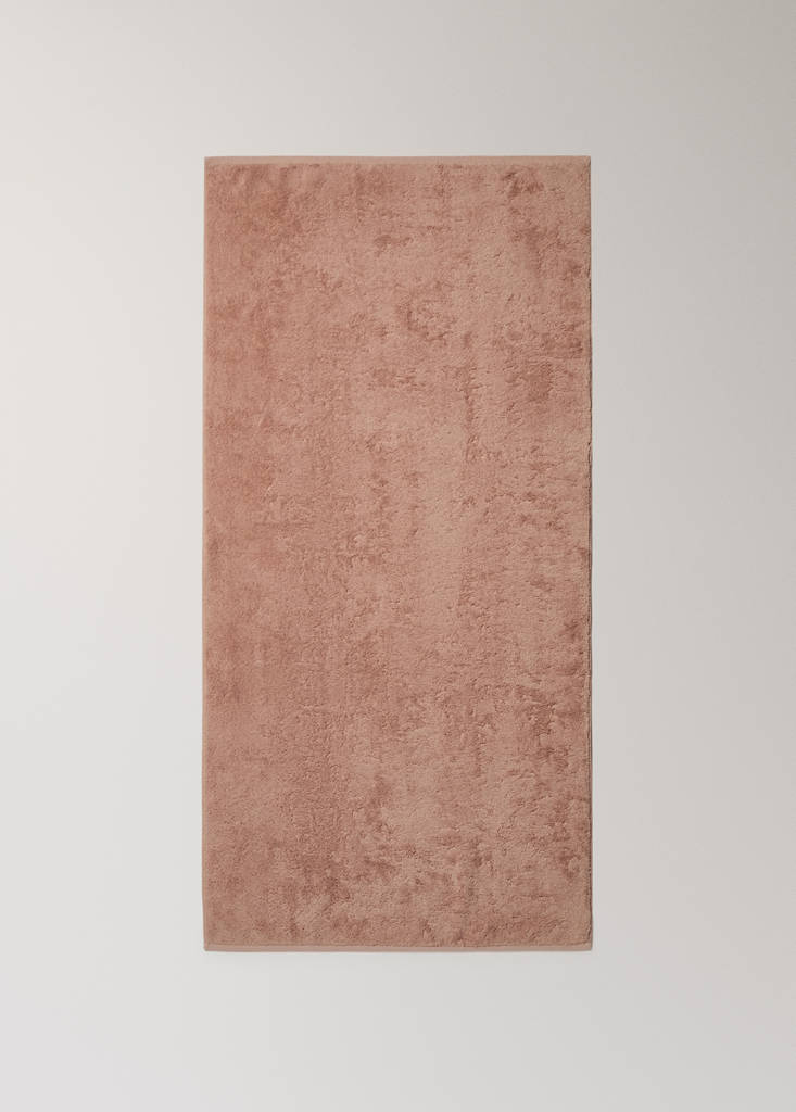 Soft cotton shower towel — Peach