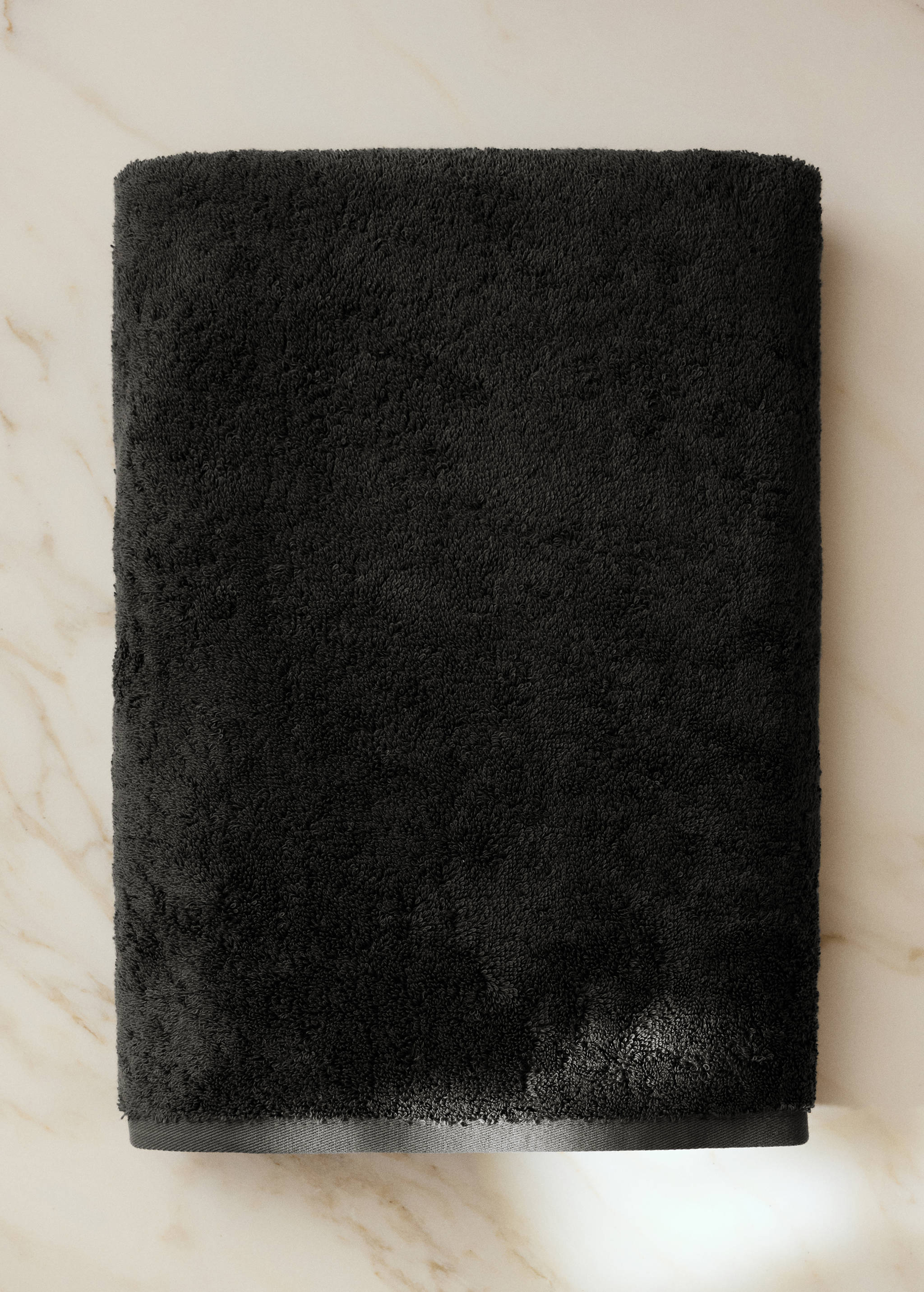 Soft cotton shower towel - General plane