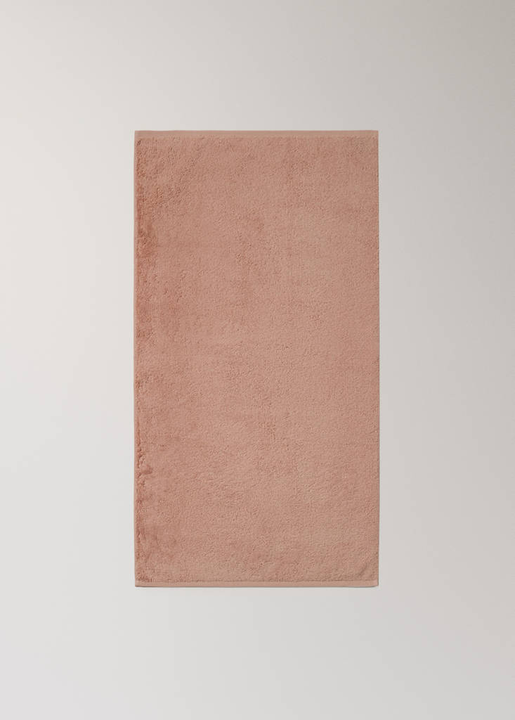 Soft cotton washbasin towel — Peach