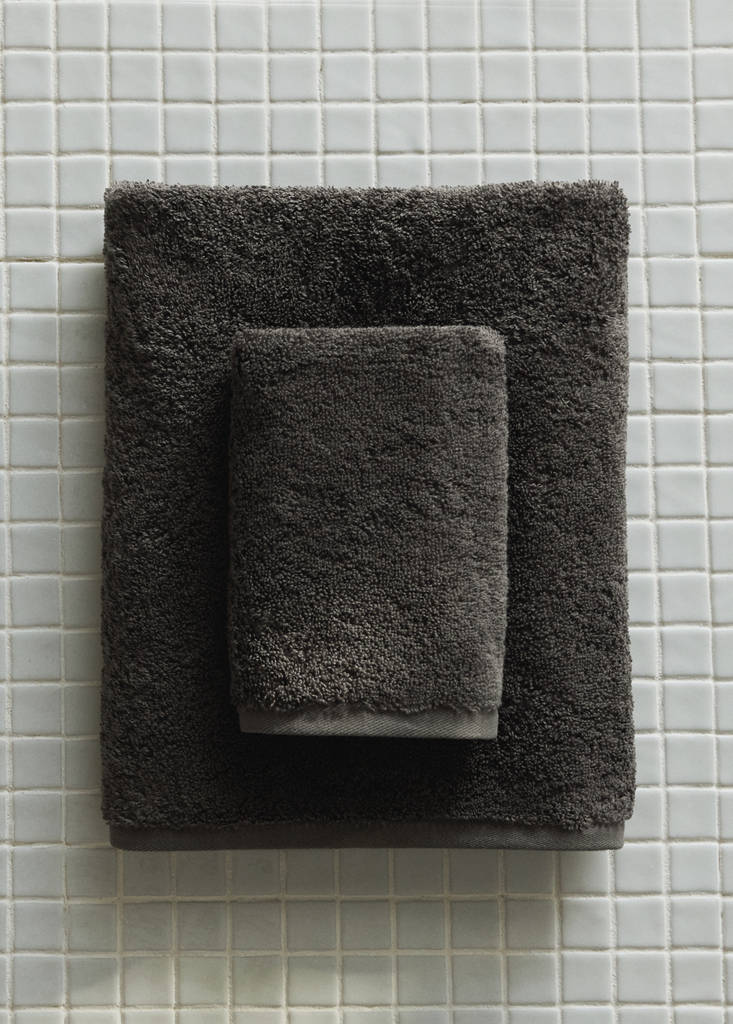 Soft cotton washbasin towel — Coffee