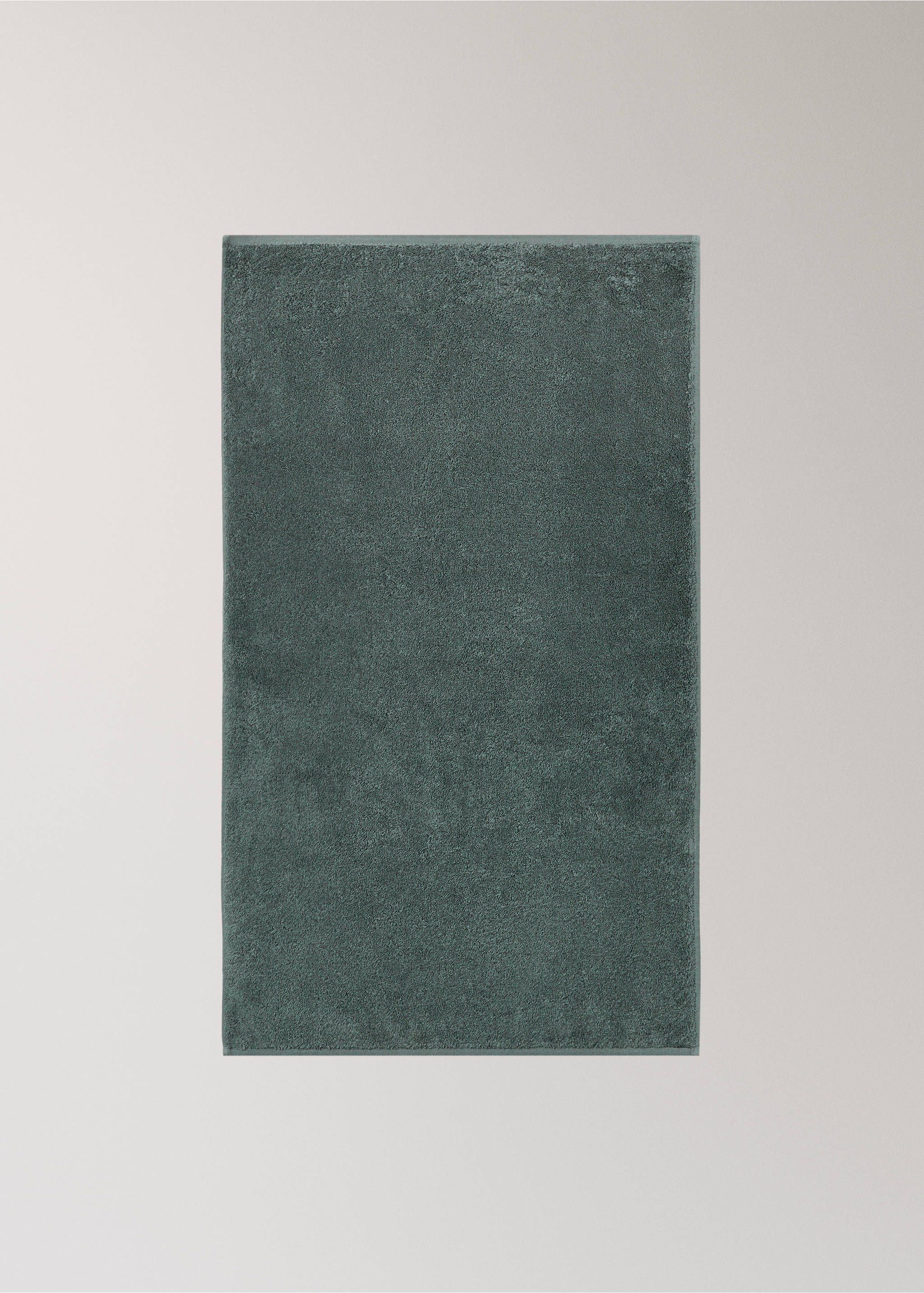 Soft cotton washbasin towel - Details of the article 3, Petrol Blue. Ref: 37002995-00.