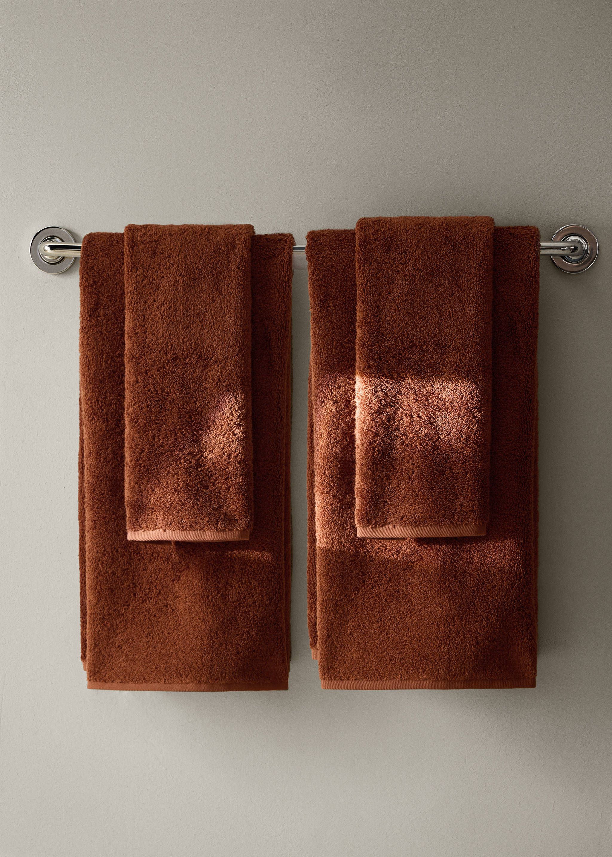 Soft cotton washbasin towel - General plane