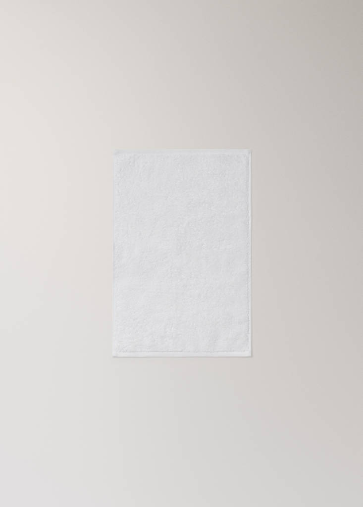 Soft cotton towel — White