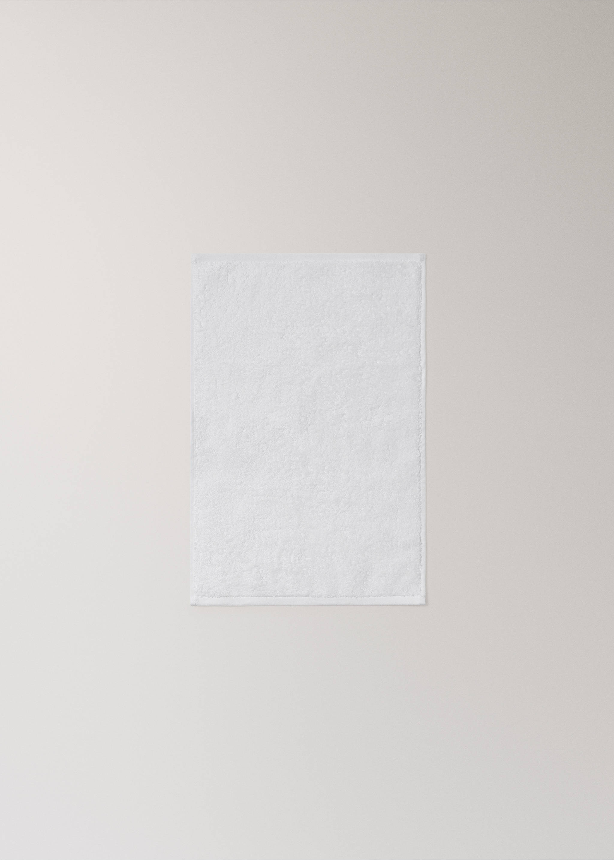 Soft cotton towel - Details of the article 3, White. Ref: 37002996-00.