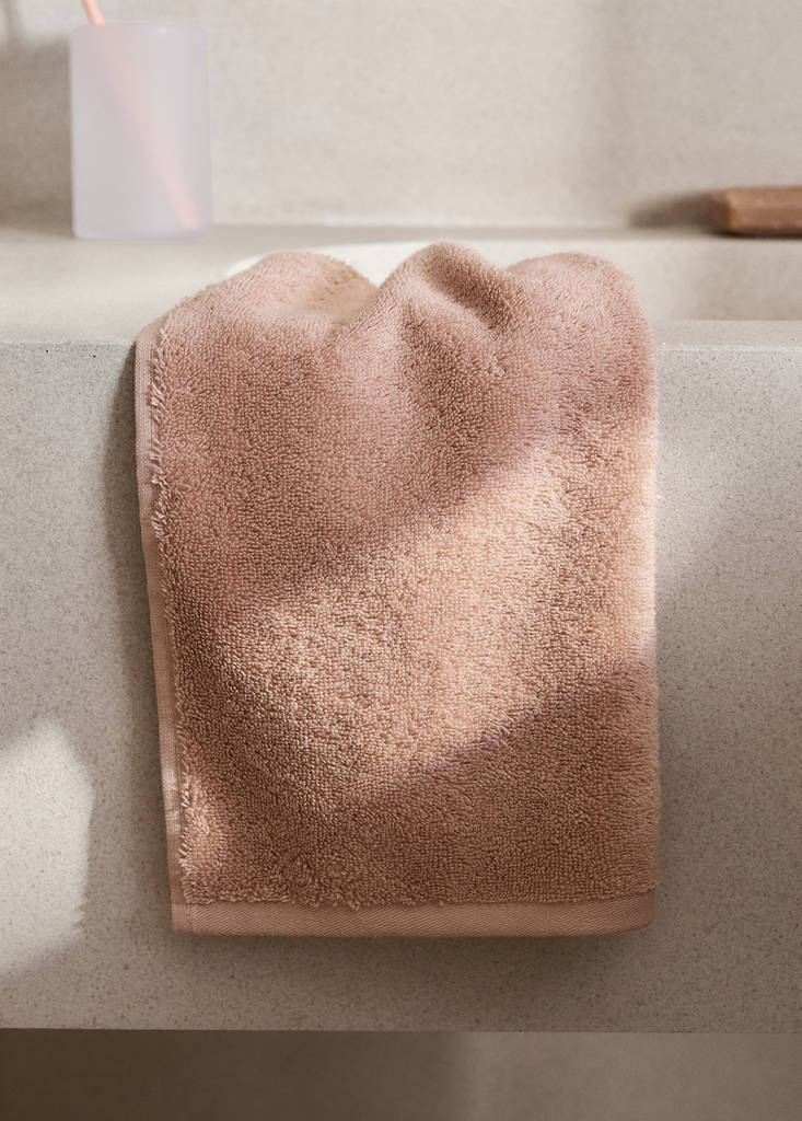 Soft cotton towel — Peach