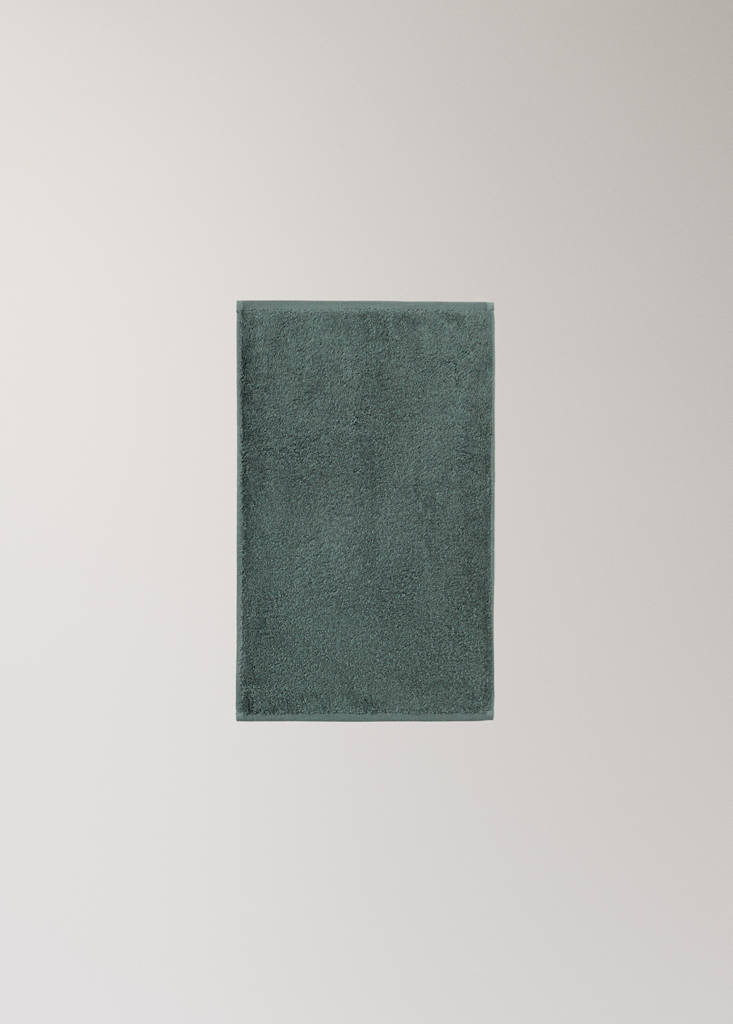 Soft cotton towel — Petrol Blue