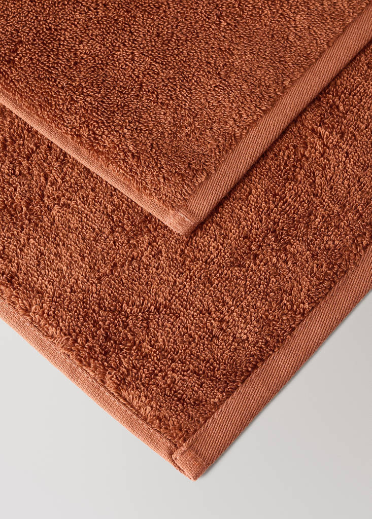 Soft cotton towel — Russet