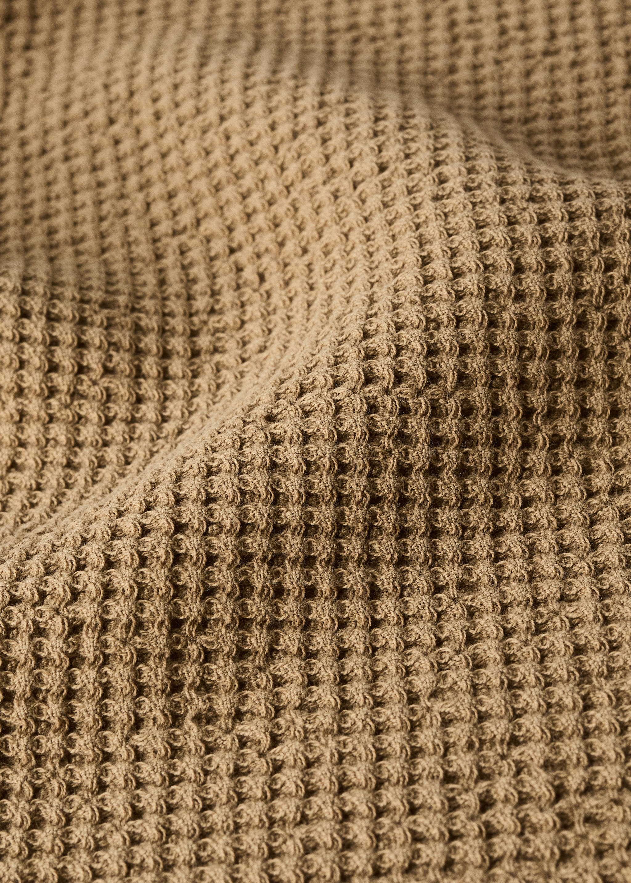 Cotton waffle washbasin towel - Details of the article 1
