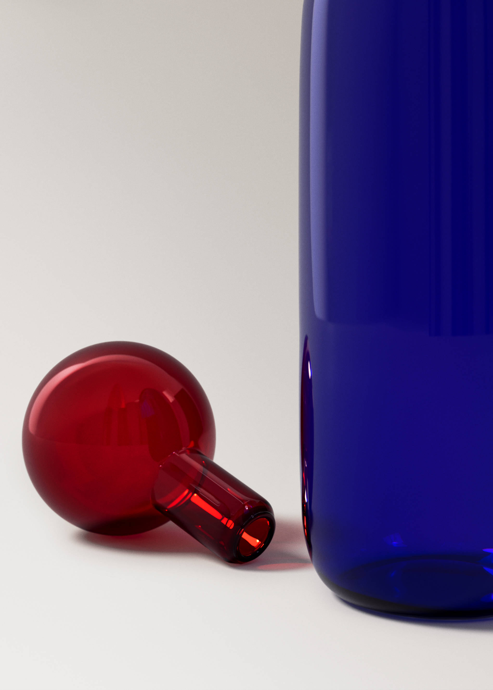 Vase 100% Kristallglas mit Stopfen - Detail des Artikels 1