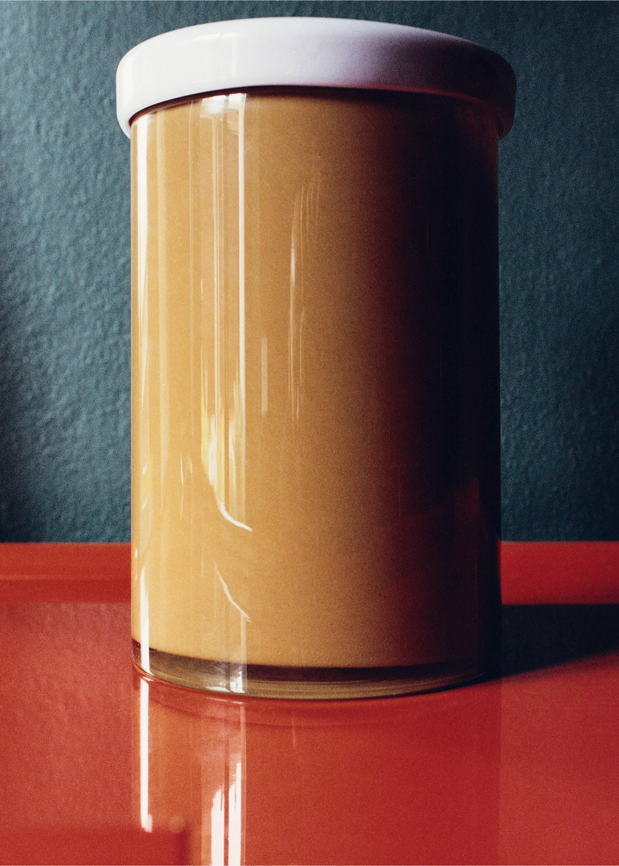 Two-tone vase, 100% glass - Details of the article 5, Brown. Ref: 37003285-00.