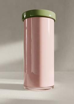 Two-tone vase, 100% glass — Light/Pastel Purple 1