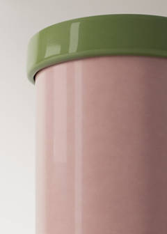 Two-tone vase, 100% glass — Light/Pastel Purple 3
