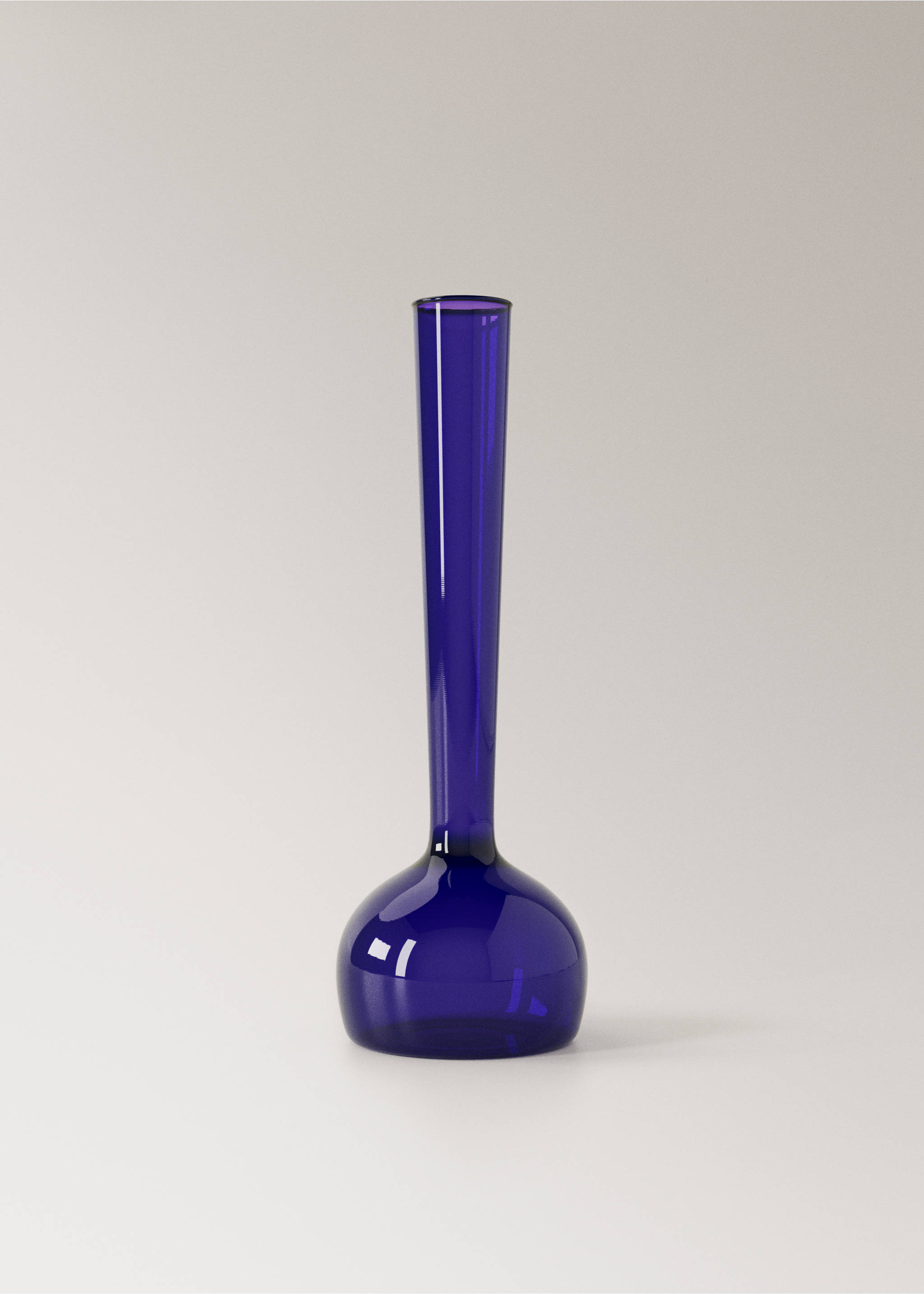 Vase en verre borosilicate - Article sans modèle, Bleu encre. Ref: 37003290-00.