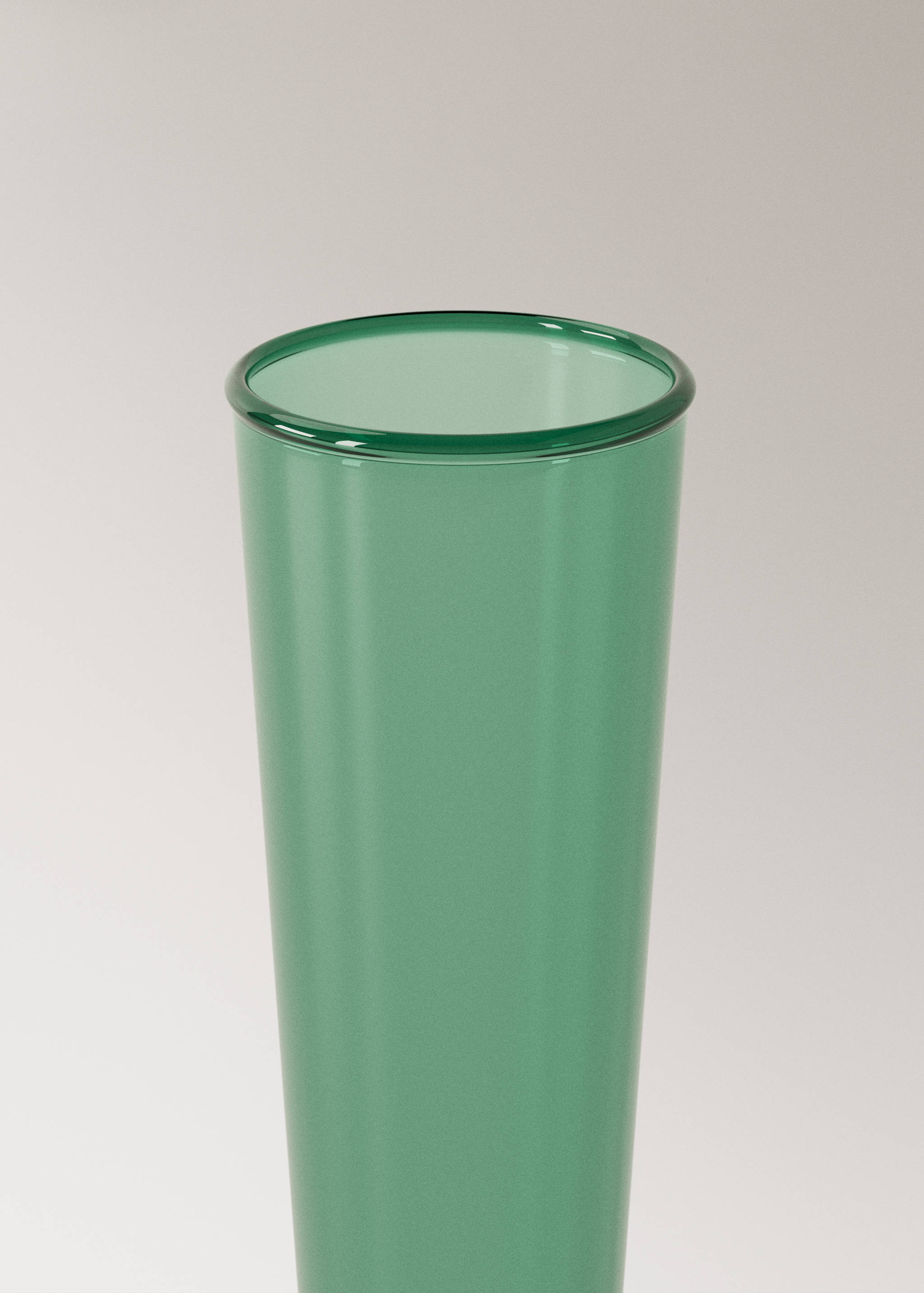 100% glass vase with a glossy finish - Details of the article 1