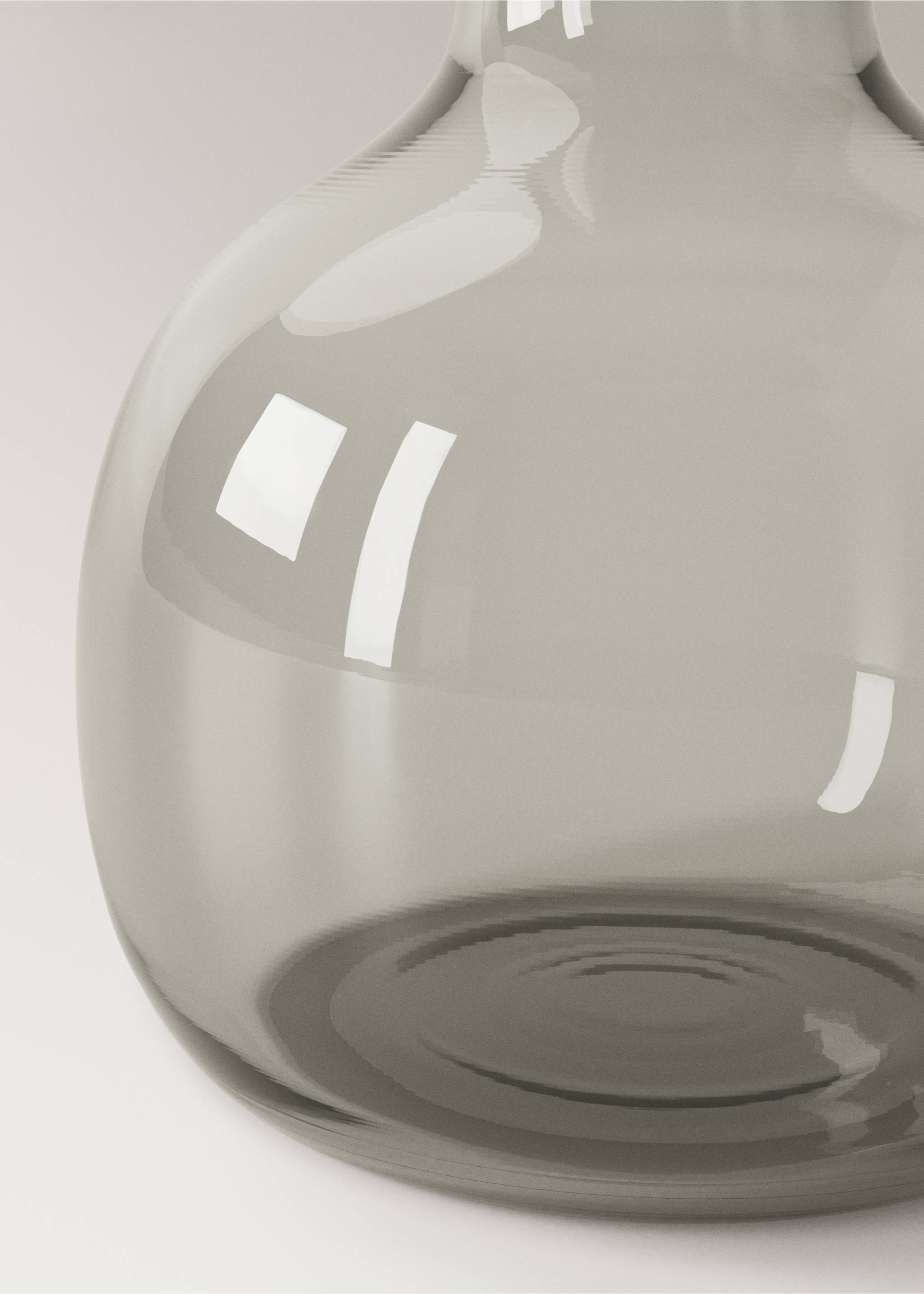 Small borosilicate bud vase - Details of the article 2, Grey. Ref: 37003292-00.