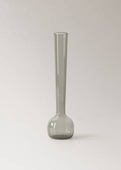 Small borosilicate bud vase — Grey 5