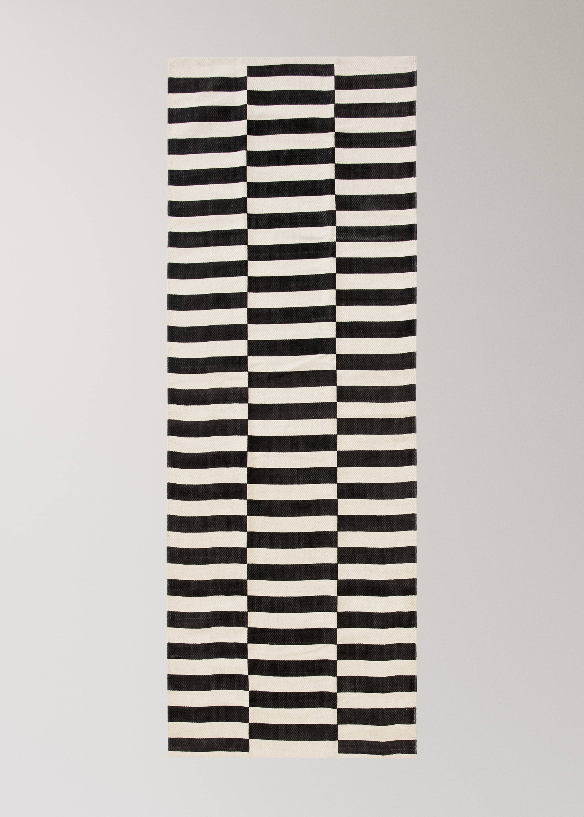 Cotton stripe rug - Article without model