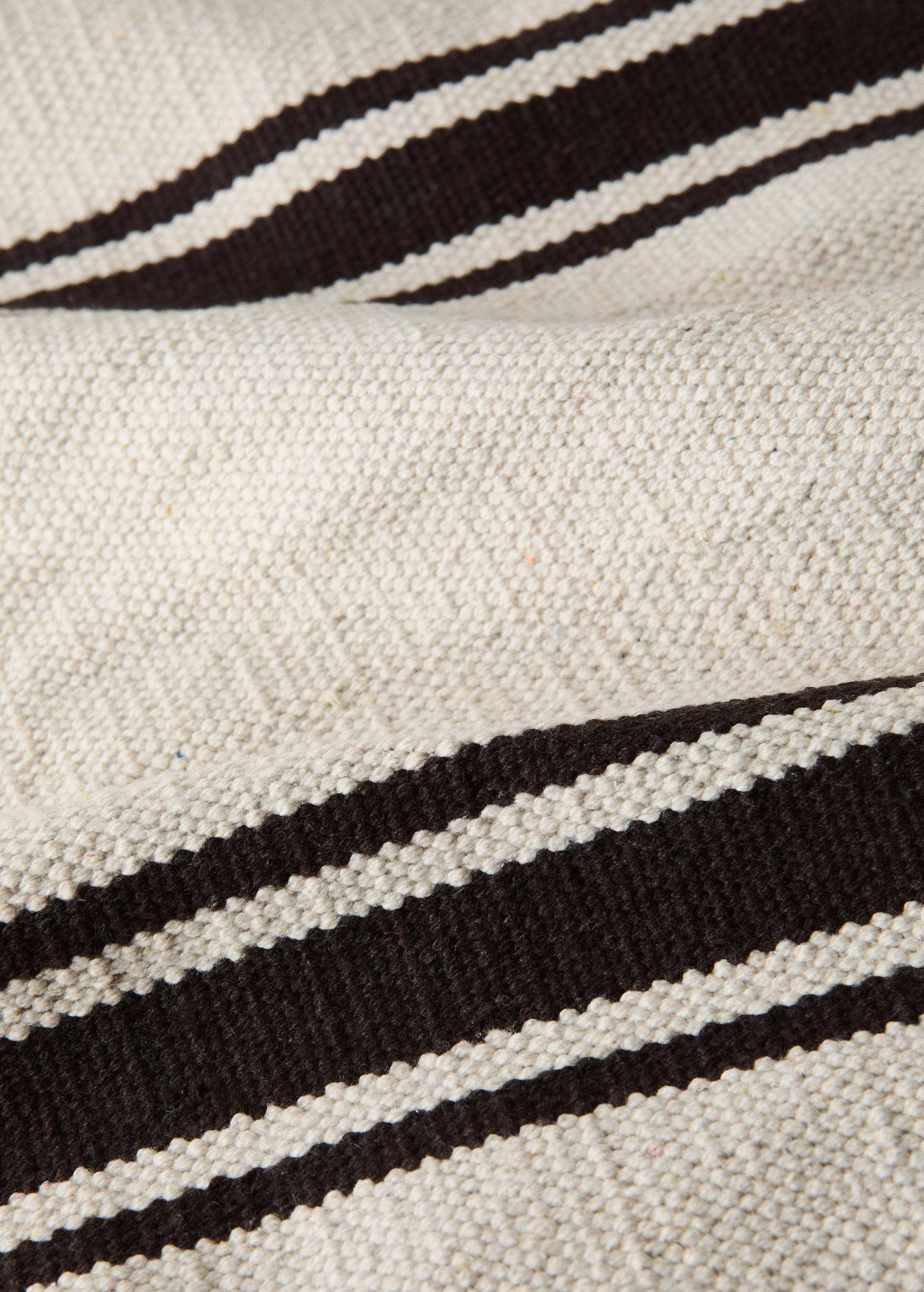 Baumwollteppich mit Streifen - Detail des Artikels 1