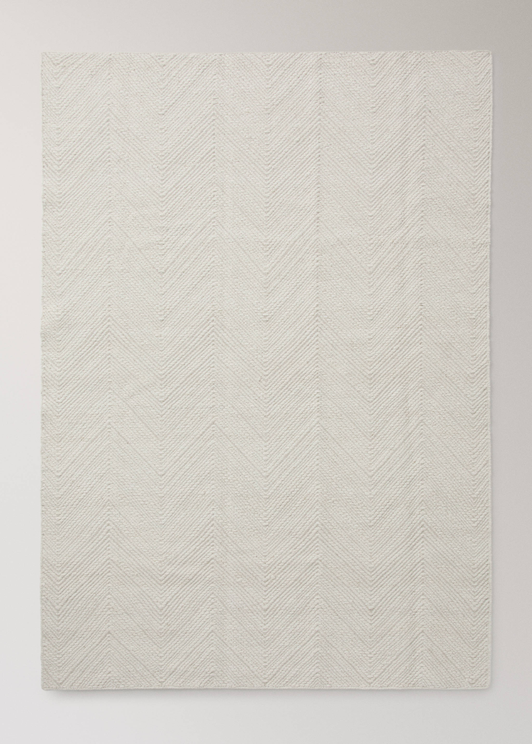 Wool herringbone rug 160 x 230 cm - Article without model