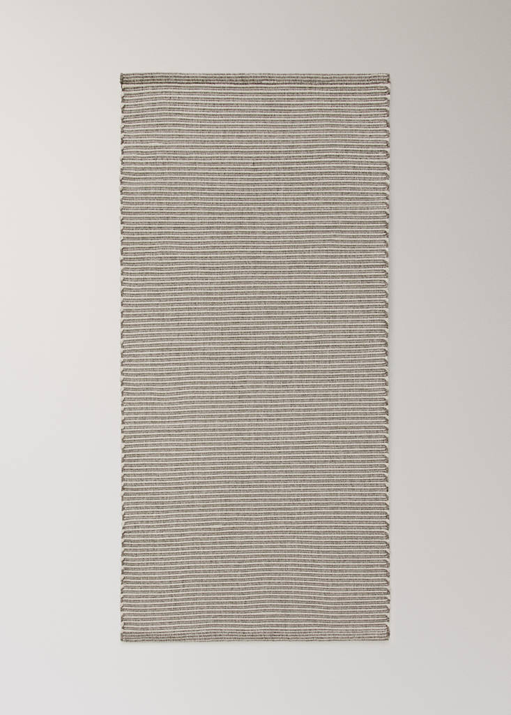 Medium striped rug — Light/Pastel Brown