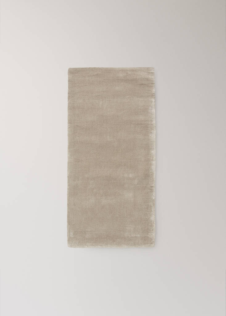 Small premium viscose rug — Light/Pastel Grey