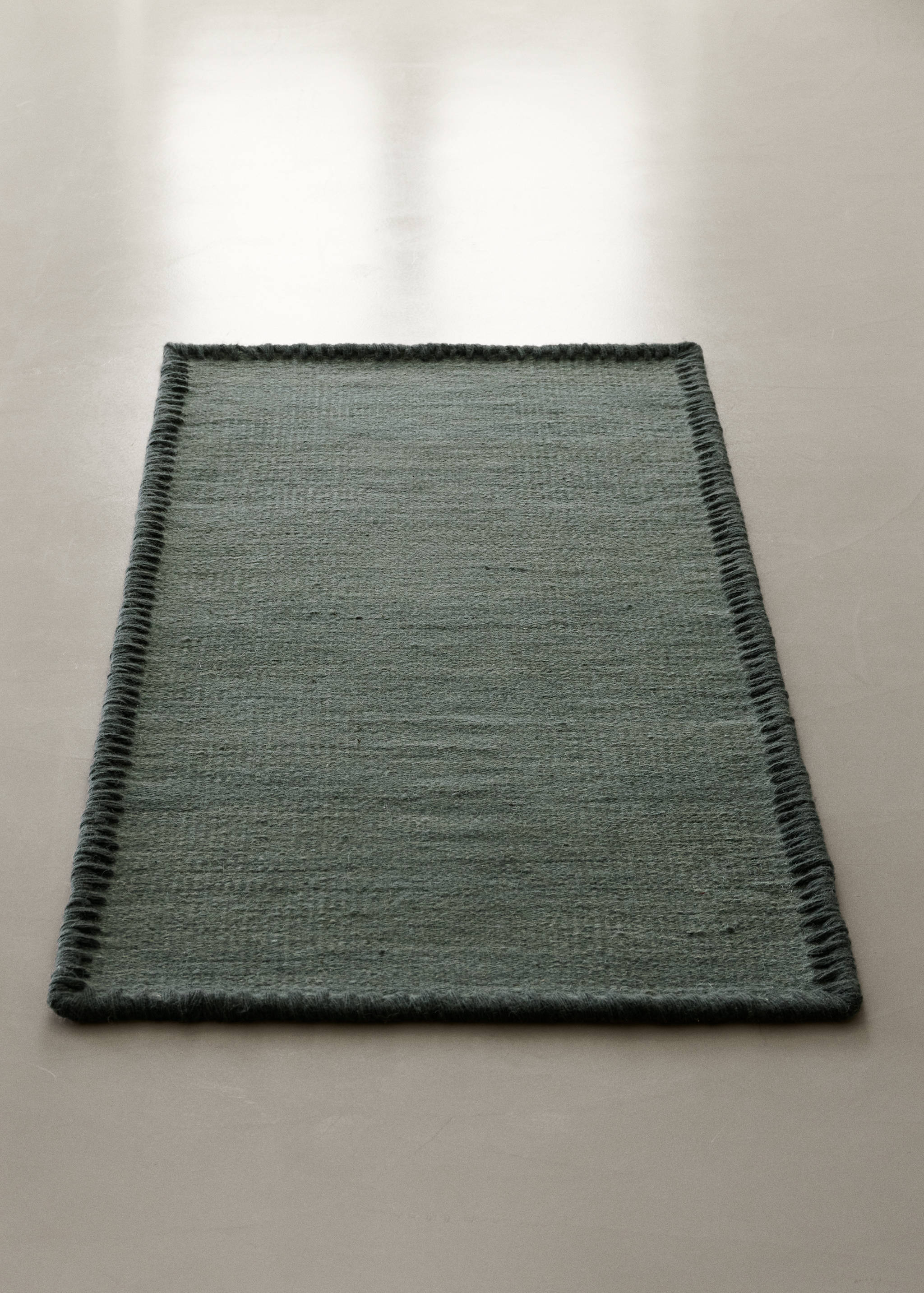 Cotton and wool rug 60x120 - General plane