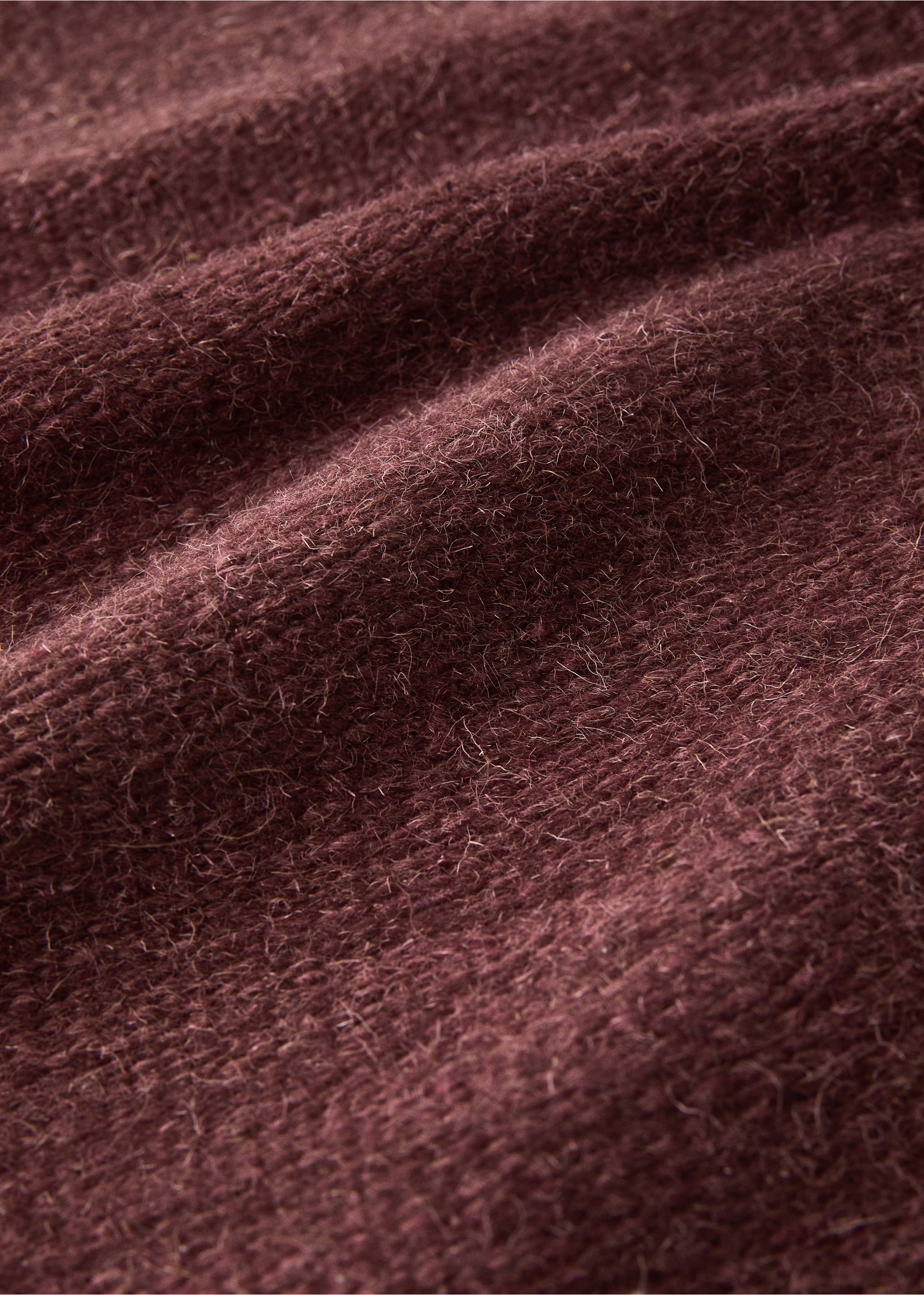 Cotton and wool rug 60x120 - Details of the article 1, Wine. Ref: 37003310-00.